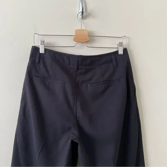 CLUB Monaco-Wide Leg Black High Rise Pants - Picture 6 of 10